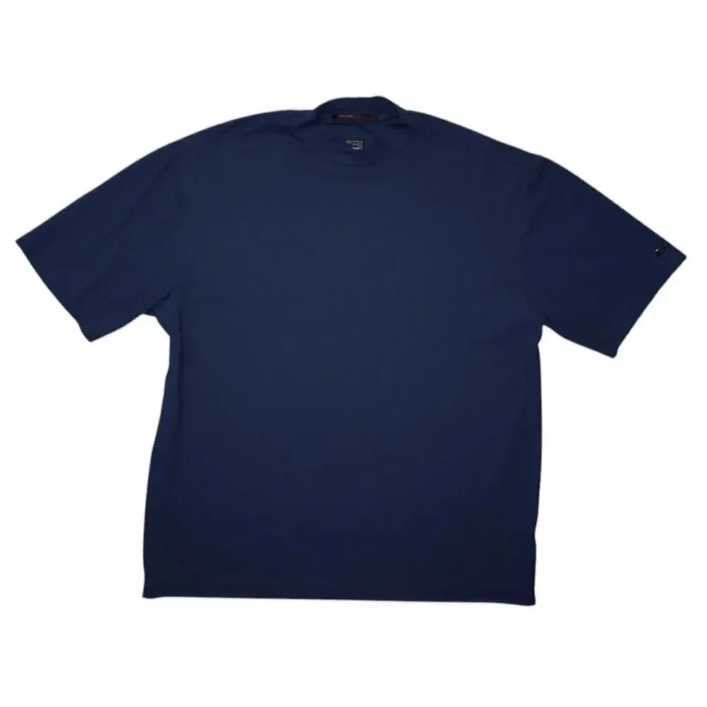 Nike Tiger Woods Collection Men’s Polo Shirt Navy Blue Dri-FIT Size Large L